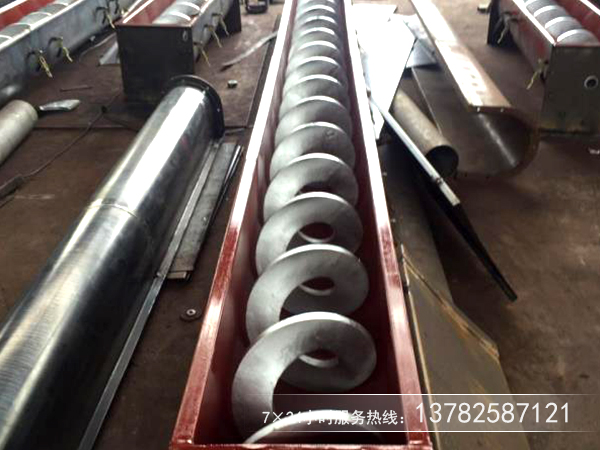 不鏽鋼無軸螺旋輸送機適用於有腐蝕性的物料